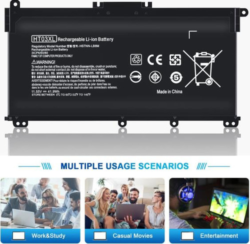 Hto3xl Batería De Repuesto Lht03xl Para Portátil Hp Pavilion