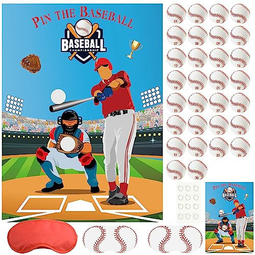 Plulon Juego De Pin De Fiesta De Béisbol Para Niños Pin Th