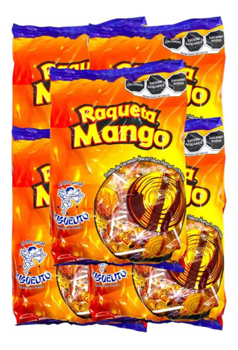 Paleta Raqueta Mango Miguelito 200 Pz