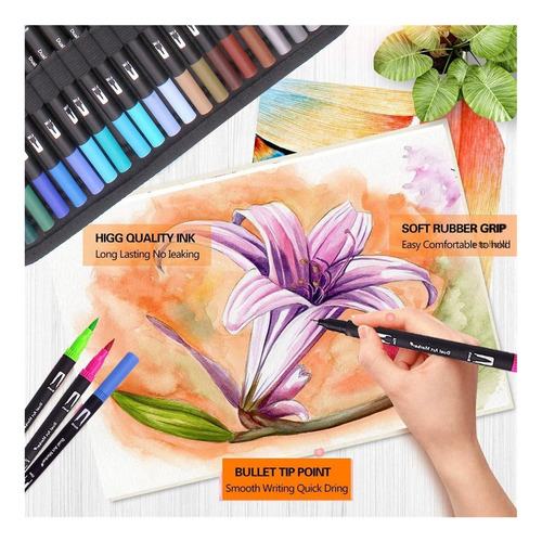Brocha Para Rotuladores Colors 60 R Con Punta De Pincel Dobl
