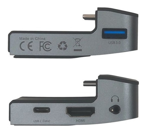 Imagen 6 de 10 de Adaptador Hub Usb-c Multifuncional Con Soporte Baseus 9 En 1