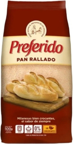 Pan Rallado Preferido 500g Pack X20u Mis Alas