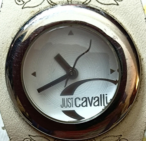 Reloj 80% Nuevo Just Cavalli Time Blanco 60% Abajo: Remate¡¡