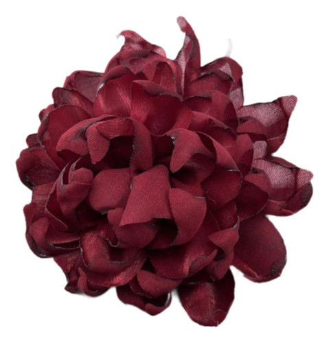 2 Broche De Flores Para Mujer, Pinza Para El Pelo Rojo