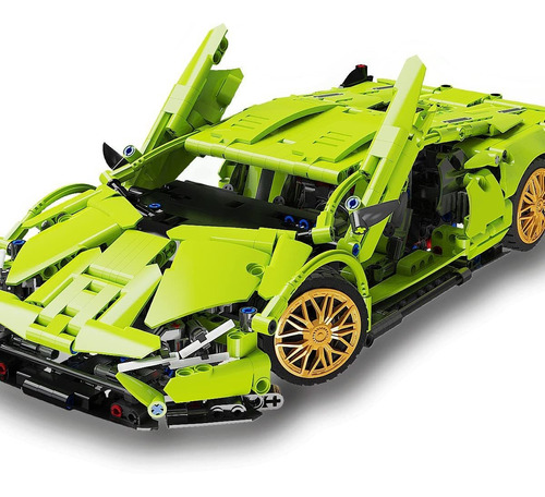 Dahonpa Green Sport Car Moc - Bloques De Construccin Y Jugue