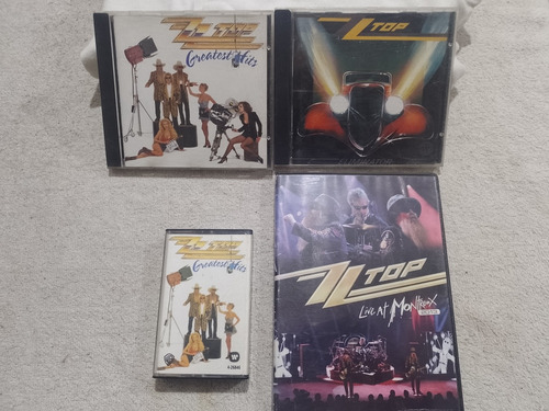 Cd Zz Top + Regalos Ond Zeppelin Stones La Renga Doors Black (Usado)