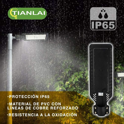 Lampara Alumbrado Publico Led 100w Suburbana Luz Blanca Ip65
