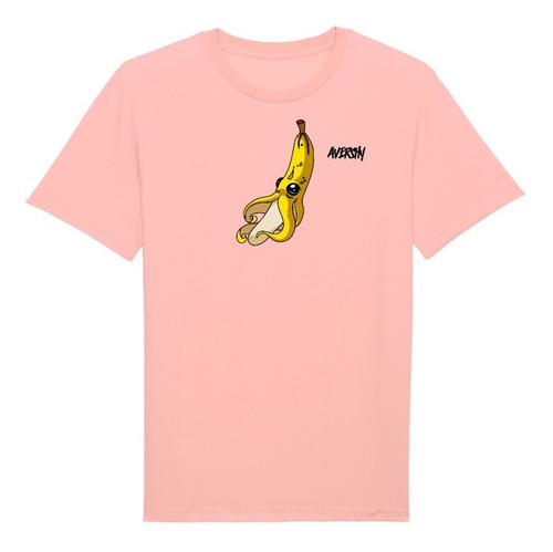 Camiseta Streetwear Avershy Banana Rosa