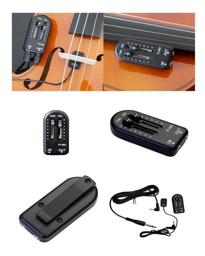 Microfono Para Violin - Violin Pickup - Control De Volumen