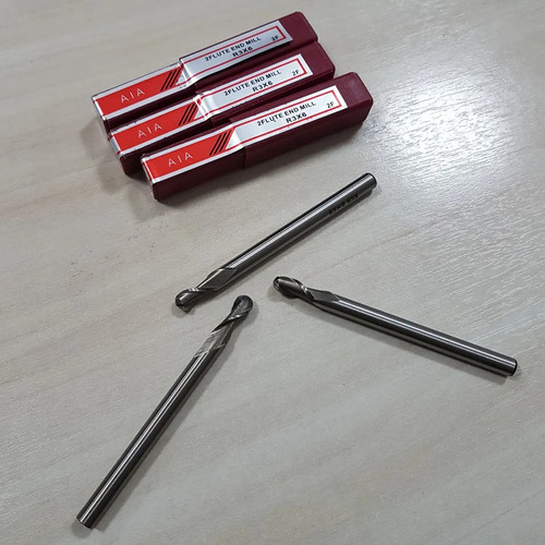 Fresa Ballnose 6.0mm Longa Para Relevo 3d Router Cnc