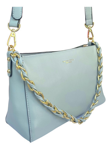 Bolso de lujo de Blogger by Blogger Brazilian Design Color Light Blue Florida
