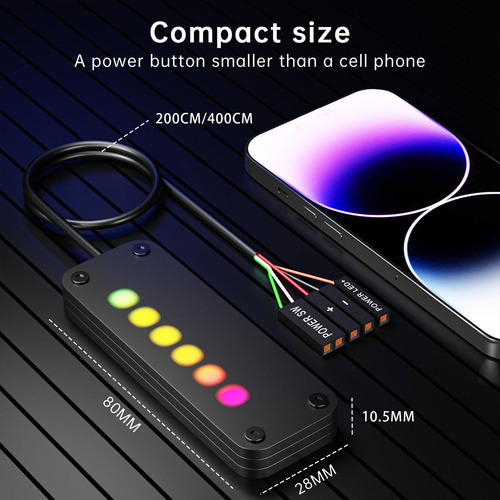 Interruptores Deslizantes Táctiles, Control Led De 2m