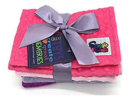 Snuggle Stuffs Paquete De 5 Panos Para Eructos Minky Dot Par