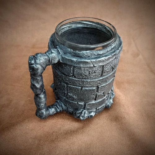 Jarro Vaso Artesanal Estilo Torre Medieval