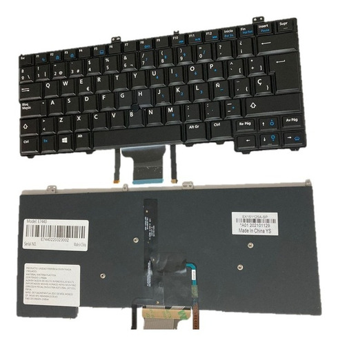 Teclado Dell E7440 E7240 E7420 Series Iluminado Español 