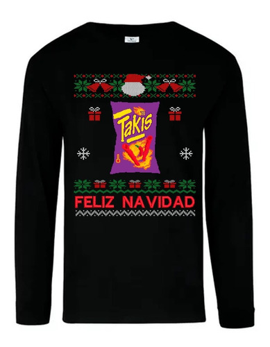 Ugly Sweater Playera Takis Navidad Envió Gratis