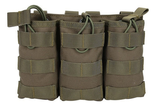 Bolsa Militar Triple Open Top Magazine Molle Para Chaleco