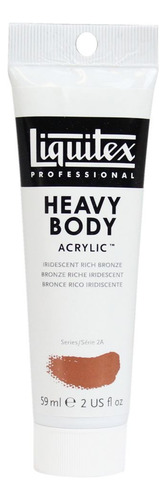 Pintura acrílica Irid Rich Bronze Heavy Body S2a, 59 ml, Liquitex