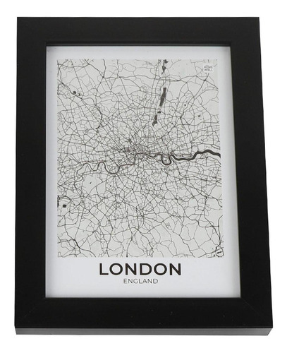 Marco Mapa De Londres Inglaterra 20.4x15.4x2cm 