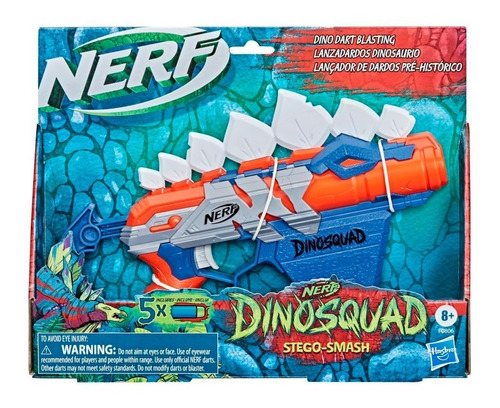 Pistola Nerf Dinosquad Stego Smash - Espacio Regalos