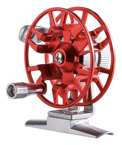 Carrete De Pesca Con Mosca, Diseño Innovador, Rojo