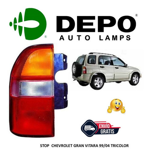 Faro Stop Derecho Chevrolet Grand Vitara 99-04 Depo