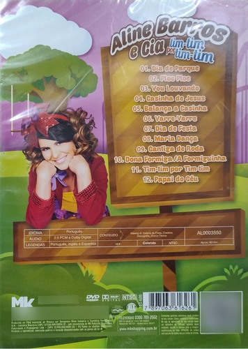 Dvd Aline Barros E Cia Tim Tim Por Tim Tim Lacrado