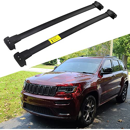 Snailfly Black Crossbars Fit For ******* Jeep Grand Cherokee