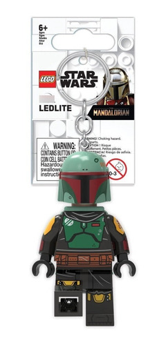 Imagen 1 de 3 de Llavero Con Luz Led Boba Fett Starwars