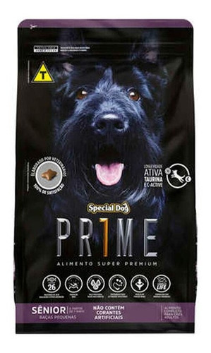 Ração Special Dog Prime Sênior Raças Pequenas 3kg