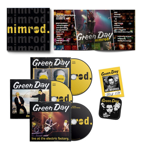 Green Day Nimrod 25th Anniversary Cd Boxset [importado]