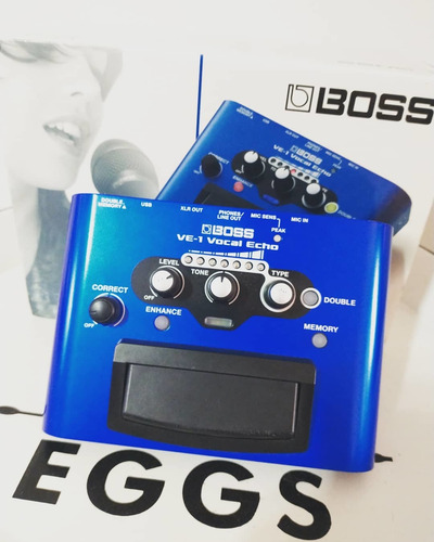 Imagen 1 de 2 de Super! Procesador Vocal Boss Ve-1 Vocal Echo En Caja Permuto