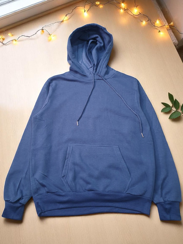 Sudadera Con Capucha Casual De Moda Basica Tela Ligera