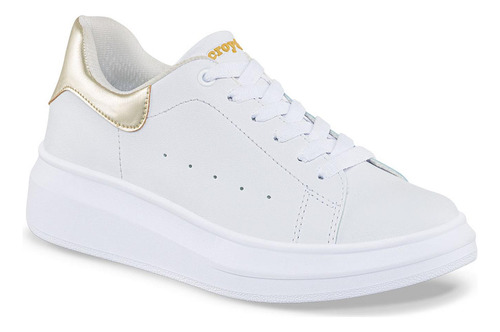 Imagen 1 de 8 de Tenis Ailen Blanco Para Mujer Croydon