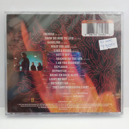 Imagen 2 de 5 de Audioslave Homonimo Cd Nuevo Mxc Musicovinyl