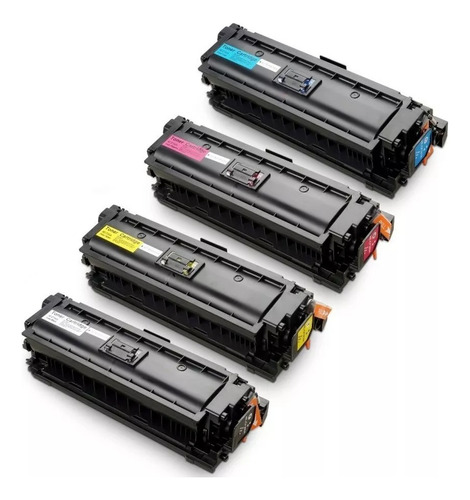 Pack 4 Toner Compatible Hp 508a Cf360a Laserjet Mfp M577