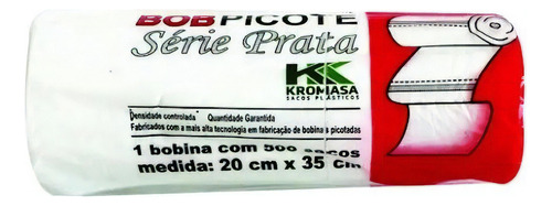 Bobina Picotada P/ 1kg - 20x30cm C/ 500 Sacos - Hiper Roll