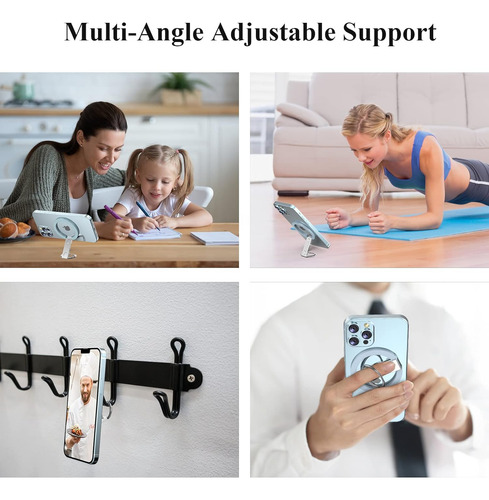 Ldsxay Magnetic Phone Grip, Magnetic Phone Ring Holder Fo...