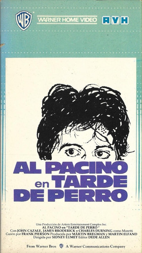 Al Pacino En Tarde De Perro Vhs Charles Durning Carol Kane