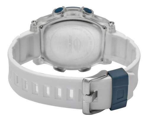 Relógio Masculino Mormaii Mo1192aa/8b 48mm Silicone Branco