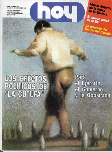 Revista Hoy 696 / 25 Noviemb 1990 / Efectos Políticos Cutufa