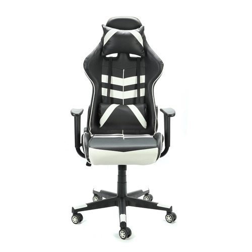 Imagen 4 de 7 de Silla Gamer Imback De Escritorio Ergonomica Reclinable Ajustable Giratoria Blanca Y Negra