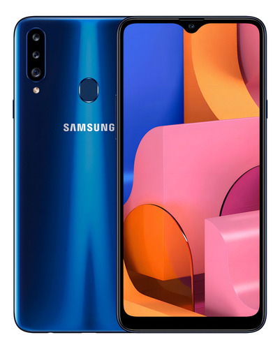 Samsung Galaxy A20s Dual SIM 32 GB azul 3 GB RAM - Bom (Recondicionado)