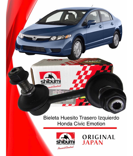 Bieleta Trasera Honda Civic Emotion Izquierdo 52321-sna-a01