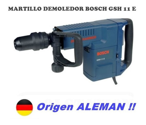 Martillo Demoledor Bosch Gsh 11 E Atencion Aleman - No Chino