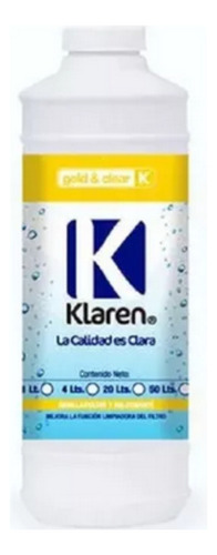Clarificador Klaren Alberca Gold And Clear Via Filtro 1l