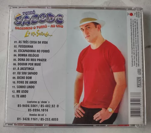 CD Forró Sacode - Eu Sou Safado