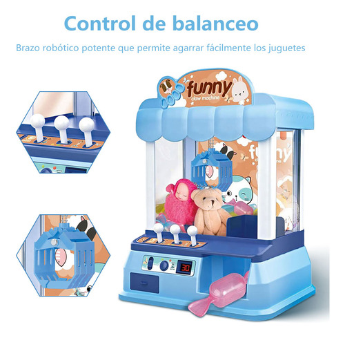 Máquina De Garras Grande Para Niños Con Luz Sonido Usb
