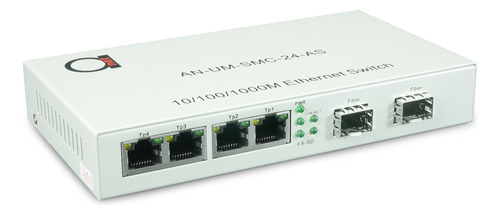 2 X Ranura Sfp Abierta + 4 X Utp Cat5e/cat6 10/100/ Puertos.