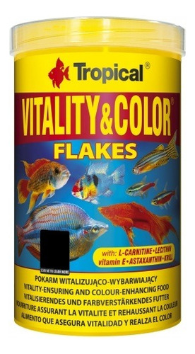 Alimento Peces Vitality & Color Flakes Tropical 200g